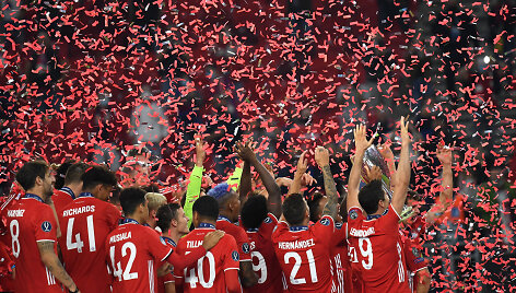 Miuncheno &bdquo;Bayern&ldquo; triumfavo UEFA Supertaurėje
