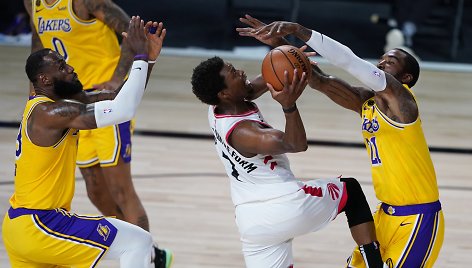 Kyle'as Lowry pražudė „Lakers“