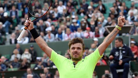 Stanas Wawrinka i&scaron;vargo pergalę prie&scaron; Luka&scaron;ą Rosolą