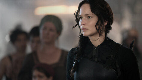 Jennifer Lawrence filme &bdquo;Bado žaidynės: Strazdas Giesmininkas. 1 dalis&ldquo;