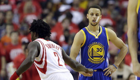 NBA atkrintamosios: &bdquo;Houston Rockets&ldquo; &ndash; &bdquo;Golden State Warriors&ldquo;