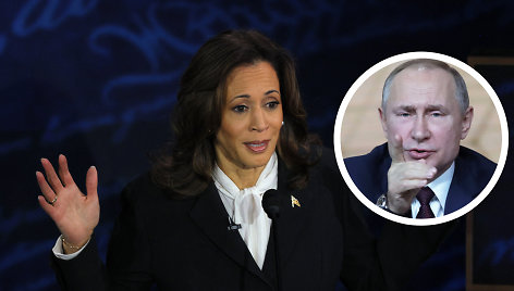 Kamala Harris ir Vladimiras Putinas