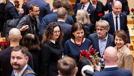 Seimo narių pažymėjimų įteikimo ceremonija