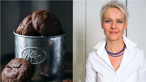 Nida Degutienė ir jos kepti sausainiai