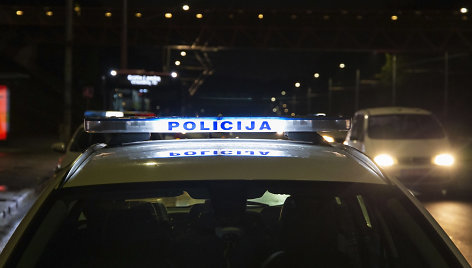 Akimirka iš vykusio policijos reido