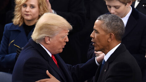Donaldas Trumpas ir Barackas Obama