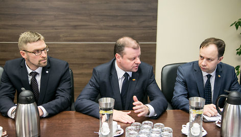 Linas Kukuraitis, Saulius Skvernelis, Aurelijus Veryga