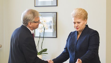 Dalia Grybauskaitė ir Rimantas Šadžis