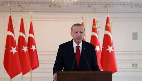 Turkijos prezidentas Recepas Tayyipas Erdoganas