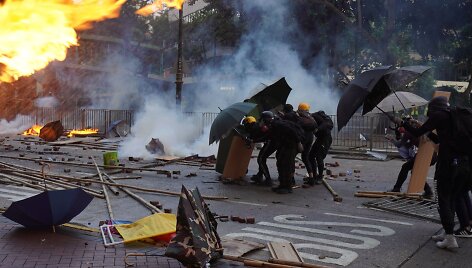 Protestai Honkonge