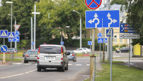 Naujai paženklinta žiedinė sankryža