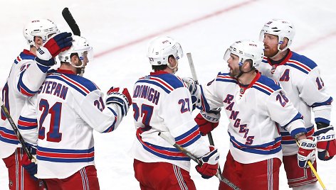 „Rangers“ švenčia pirmą pergalę konferencijos finale