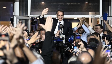 Graikijos ministras pirmininkas Kiriakas Micotakis