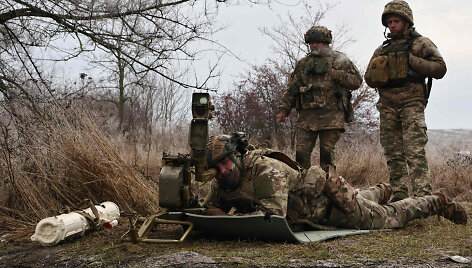Karas Ukrainoje / ANDRIY ANDRIYENKO / AFP