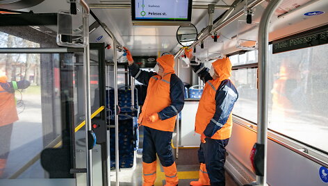 Vie&scaron;ojo transporto dezinfekcija Vilniuje