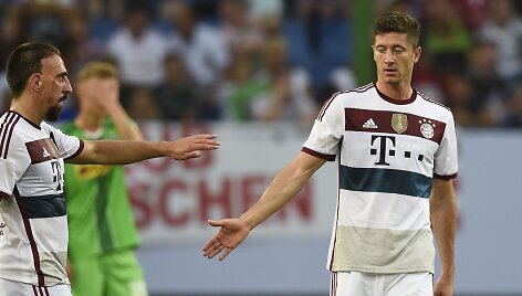 Franckas Ribery ir Robertas Lewandowskis