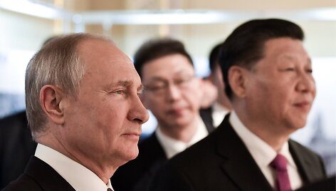 Vladimiras Putinas ir Xi Jinpingas