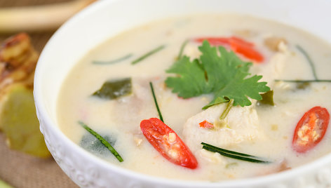 Vištienos sriuba „Tom Kha Gai“