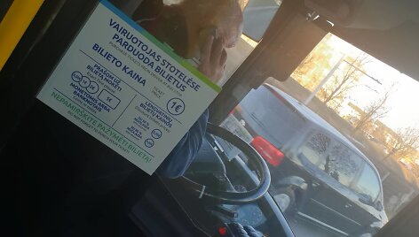 Autobuso vairuotojas pažeidė taisykles