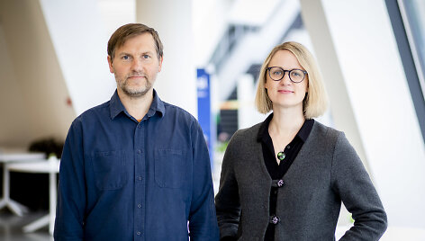 Mokslininkai dr. Andrius Kažukauskas ir dr. Jūratė Jaraitė-Kažukauskė