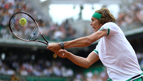 Alexanderis Zverevas prie&scaron; Fernando Verdasco