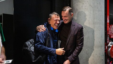 &Scaron;arūnas Jasikevičius ir Paulius Jankūnas