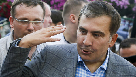 Į Ukrainą grįžęs Michailas Saaka&scaron;vilis