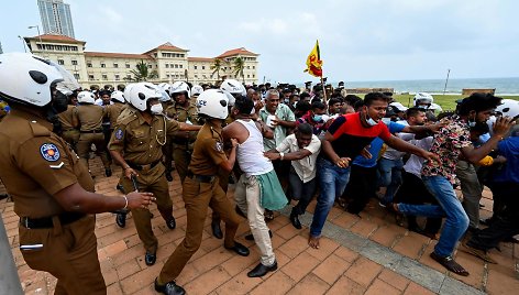 Protestas Šri Lankoje