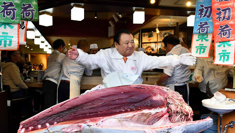 Japonas aukcione nusipirko tuną už 1,6 mln. eurų