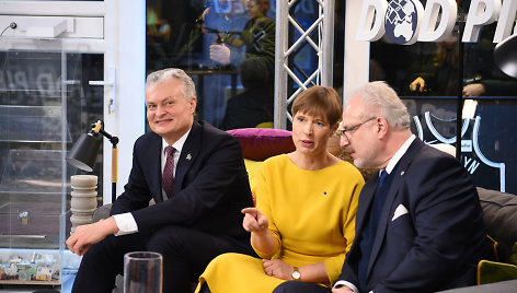 Gitanas Nnausėda, Kersti Kaljulaid, Egilas Levitas