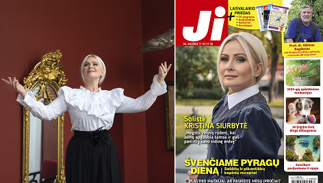 Kristina Siurbytė ir žurnalo JI Nr.44 