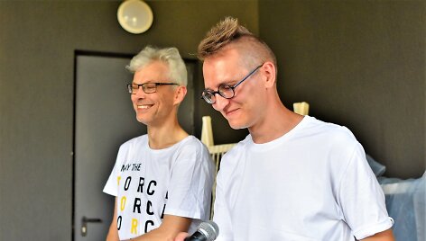 Justinas Žilinskas ir Tomas Dirgėla