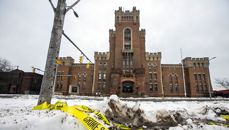  &bdquo;Main Street Armory&ldquo; pastatas, kuriame vyko koncertas