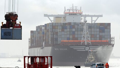 Didžiausias pasaulyje konteinerius gabenantis laivas &bdquo;MSC Oscar&ldquo;