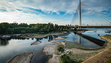 Senkanti Savos upė Serbijoje