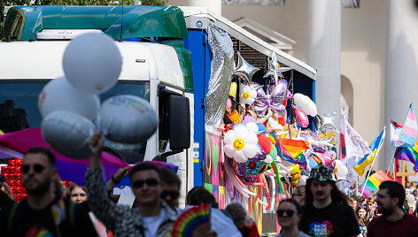 Protestas prie&scaron; LGBT eitynes