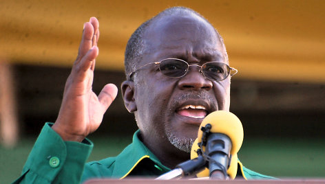 Tanzanijos prezidentas Johnas Magufuli