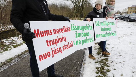 „Achemos“ darbuotojų streikas