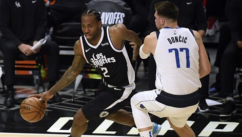 Kawhi Leonardas prieš Luka Doničių