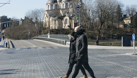 Ištuštėjęs Vilnius karantino metu. Antra savaitė