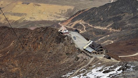 Chacaltaya kurortas Bolivijoje