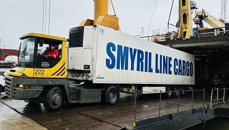 &bdquo;Smyril Line&ldquo; pradeda gabenti krovinius tarp Klaipėdos ir Islandijos