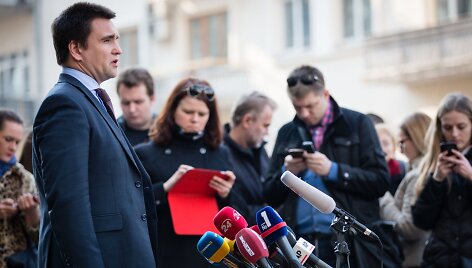 Ukrainos užsienio reikalų ministras Pavlo Klimkinas.