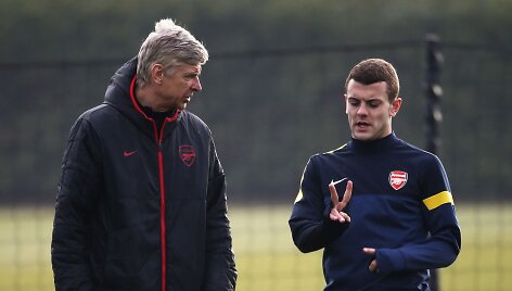 Arsene'as Wengeras ir Jackas Wilshere'as