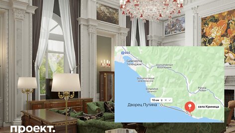 Užsiliepnojo mi&scaron;kas prie Vladimiro Putino rūmų Gelendžike