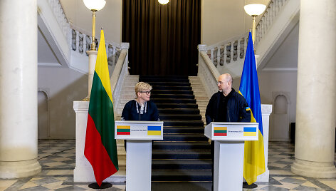 Ingrida &Scaron;imonytė ir Denysas &Scaron;myhalis