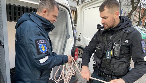 Policininkai i&scaron;gelbėjo skendusią moterį