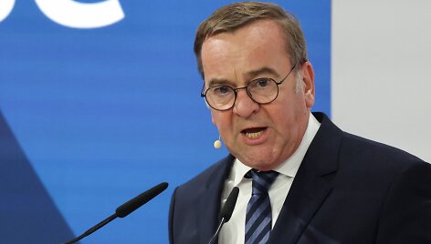 Vokietijos gynybos ministras Borisas Pistorius / Wolfgang Rattay / REUTERS