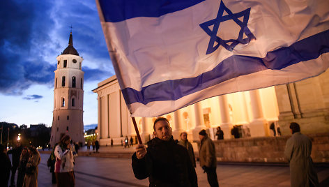 Solidarumo su Izraeliu eisena Vilniuje