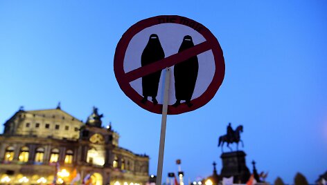 Antiislami&scaron;kas mitingas Vokietijoje